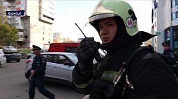 В центре Барнаула прошли масштабные пожарно-тактических учения