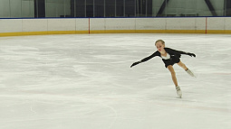 В Рубцовске в «Гимаев-арене» прошли показательные выступления фигуристов 