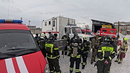 В Алтайском крае прошли пожарно-тактические учения