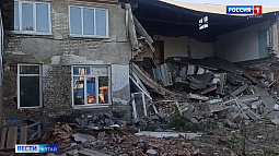 В Усть-Калманке во время капремонта профессионального лицея произошло обрушение части здания