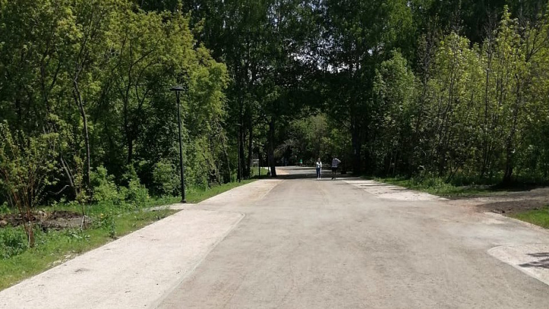 В парке «Юбилейный» продолжаются работы по благоустройству