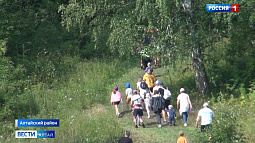 В Алтайском районе поднялись на Муху