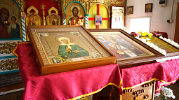 В Камень-на-Оби привезли мощи святой Матроны и Николая Чудотворца