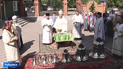 В старейший храм Рубцовска привезли новые колокола 