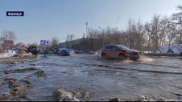 В Барнауле пришлось вводить режим повышенной готовности из-за большой коммунальной аварии