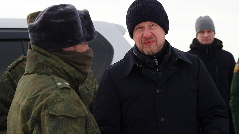 Губернатор посетил Тоцкий полигон в Оренбургской области, где проходят подготовку жители края