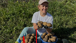 Министр соцзащиты края в свой выходной копала картошку