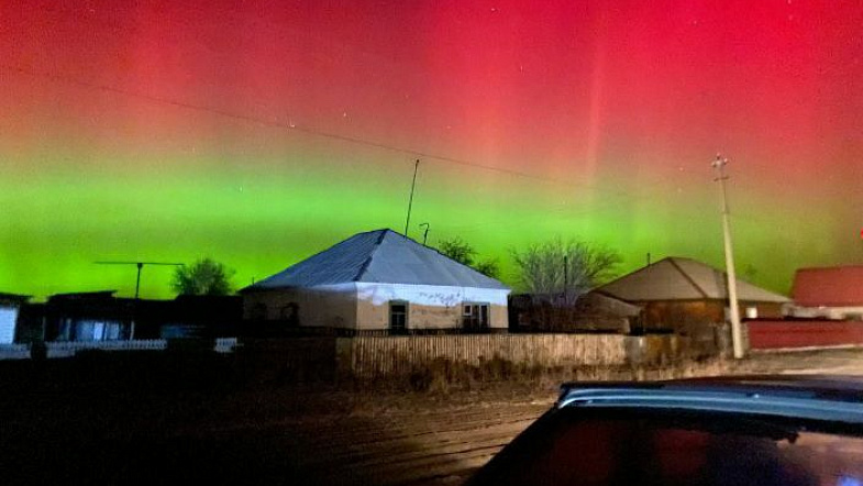 Северное сияние увидели жители Алтайского края