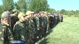 В Поспелихинском районе проходят военно-полевые сборы для старших школьников
