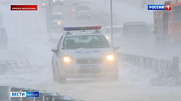 В Алтайском крае сильный ветер, снегопады и гололёд