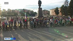 В Рубцовске прошёл велопробег, посвящённый 77-летию Великой Победы