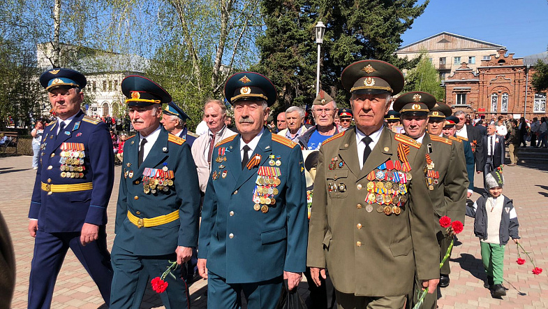 Праздник 9 Мая в Бийске