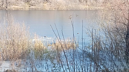 Два случая провала под лёд произошли в Барнауле на одном водоёме с разницей в несколько часов