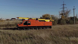 В Рубцовске сдали в эксплуатацию новый снегоболотоход