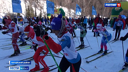 В Алтайском районе лыжники открыли соревновательный сезон