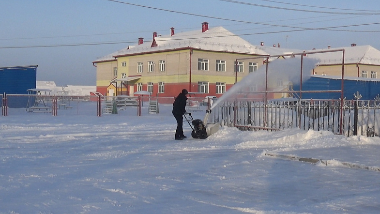 Природа взяла своё: в Кулунде впервые за зиму выпало много снега