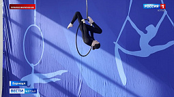 В Барнауле стартовали соревнования по воздушной гимнастике