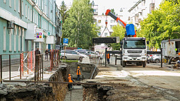 В Барнауле сегодня перекроют проспект Ленина из-за ремонта теплосетей 