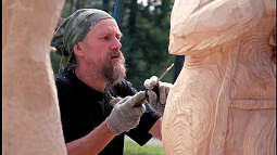 В Алтайском районе собрались мастера художественной резьбы по дереву