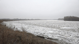 Лёд на Оби пошёл на неделю раньше 