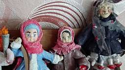 Ватные куклы из советского прошлого делает жительница Родинского района