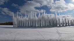 В Алтайском крае начали взрывать лёд на реке Бие