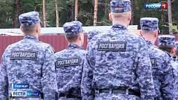 Около 50 новобранцев Росгвардии торжественно присягнули на верность Родине