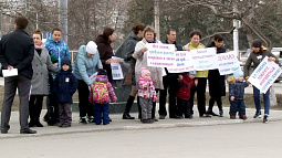 Многодетные семьи Барнаула митинговали за получение земельных участков